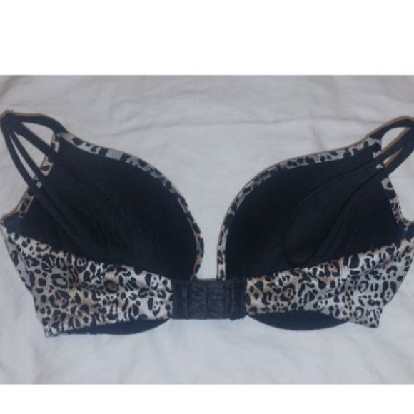 Victoria’s Secret Dream Angels Lace Bra Bundle Of 3 Blue Black 34DD - Picture 9 of 10